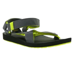 Sandalen & Zehentrenner*TEVA Original Universal Herren Trekking-Sandale nachhaltige Sommer-Sandale mit EVA-Gummisohle Outdoor-Sandale 1004006 Schwarz/Grau/Lemon-Grün