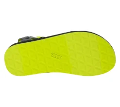 Sandalen & Zehentrenner*TEVA Original Universal Herren Trekking-Sandale nachhaltige Sommer-Sandale mit EVA-Gummisohle Outdoor-Sandale 1004006 Schwarz/Grau/Lemon-Grün