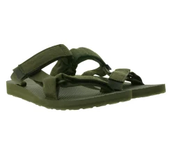 Zehentrenner & Sandalen|Sandalen & Zehentrenner*TEVA Original Universal Herren und Damen Trekking-Sandale nachhaltige Sommer-Sandale mit EVA-Zwischensohle Outdoor-Sandale 1124047 Olivgrün