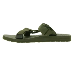 Zehentrenner & Sandalen|Sandalen & Zehentrenner*TEVA Original Universal Herren und Damen Trekking-Sandale nachhaltige Sommer-Sandale mit EVA-Zwischensohle Outdoor-Sandale 1124047 Olivgrün