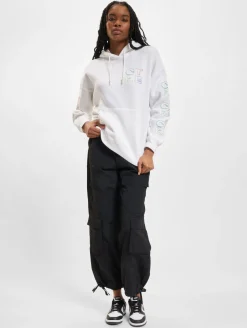 Sweater & Pullover*The Couture Club  Oversize-Kapuzenpullover mit bunten Grafiken, Offwhite