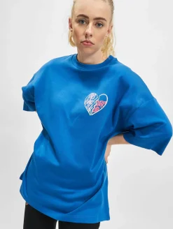 Kleider*The Couture Club  Oversize-Kleid mit Herz-Grafik, blau