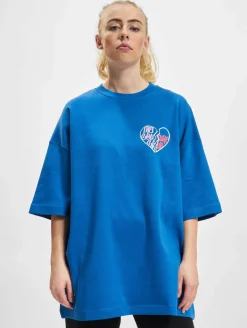 Kleider*The Couture Club  Oversize-Kleid mit Herz-Grafik, blau