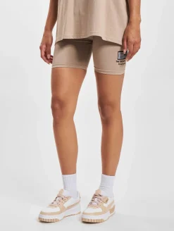Shorts & Bermudas*The Couture Club Radlerhose mit Grafiketikett und Detail in Beige
