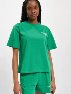 Tops & T-Shirts*The Couture Club Season Logo Relaxed Cotton T-Shirts grün