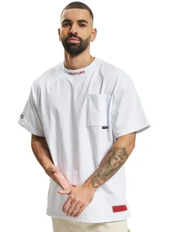 T-Shirts & Tank Tops*The Couture Club  T-Shirt mit Taschenausschnitt in Weiß