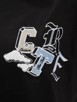 Kleider*The Couture Club Varsity Oversize-Kleid schwarz