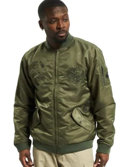 Jacken & Mäntel*The Hundreds Waves Bomberjacke Grün