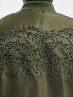 Jacken & Mäntel*The Hundreds Waves Bomberjacke Grün