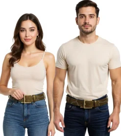 Gürtel*BioworldMerch The Texas Chainsaw Massacre Gürtel für Damen oder Herren stylischer Leder-Gürtel Freizeit-Gürtel 116.5cm BT104741TCM4 Braun