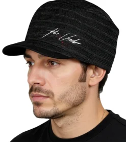 Caps & Mützen*BioworldMerch The Used Emo-Band Schirm-Beanie mit Band-Stickerei Strick-Mütze Fan-Beanie KC105565TUD Schwarz