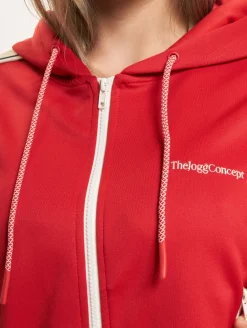 Sweater & Pullover*TheJoggConcept Sima Cardigan Hoodies racing rot