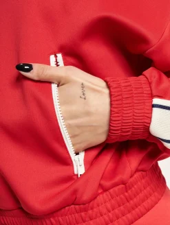 Sweater & Pullover*TheJoggConcept Sima Cardigan Hoodies racing rot