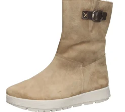Boots & Stiefel*Think! Comoda Stiefel nachhaltige und wetterfeste Damen Stiefeletten aus Echtleder mit Reißverschluss 3-000418-4000 Beige
