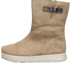 Boots & Stiefel*Think! Comoda Stiefel nachhaltige und wetterfeste Damen Stiefeletten aus Echtleder mit Reißverschluss 3-000418-4000 Beige
