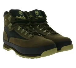 Trekkingschuhe & Wanderschuhe*Timberland Euro Hiker Mid Herren wasserdichte Wander-Schuhe Trekking-Boots Outdoor-Schuhe TB0A5ZJ5968 Braun/Schwarz