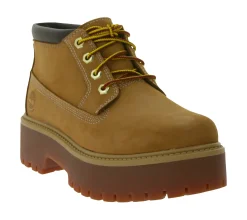 Boots & Stiefel*Timberland Heritage wasserdichte Damen Echtleder-Schuhe nachhaltige Chukka Boots mit OrthoLite-Fußbett TB0A5RF9231 Beige