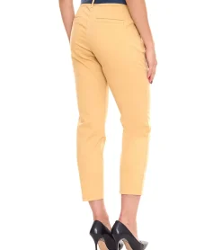 Hosen & Jeans*Tom Tailor Damen Chino-Hose stylische Alltags-Hose mit Gürtel 46246404 Beige