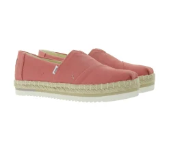 Ballerinas & Slipper*TOMS Alpargata nachhaltige Damen Espadrilles Halb-Schuhe mit Ortholite 30615626 Altrosa
