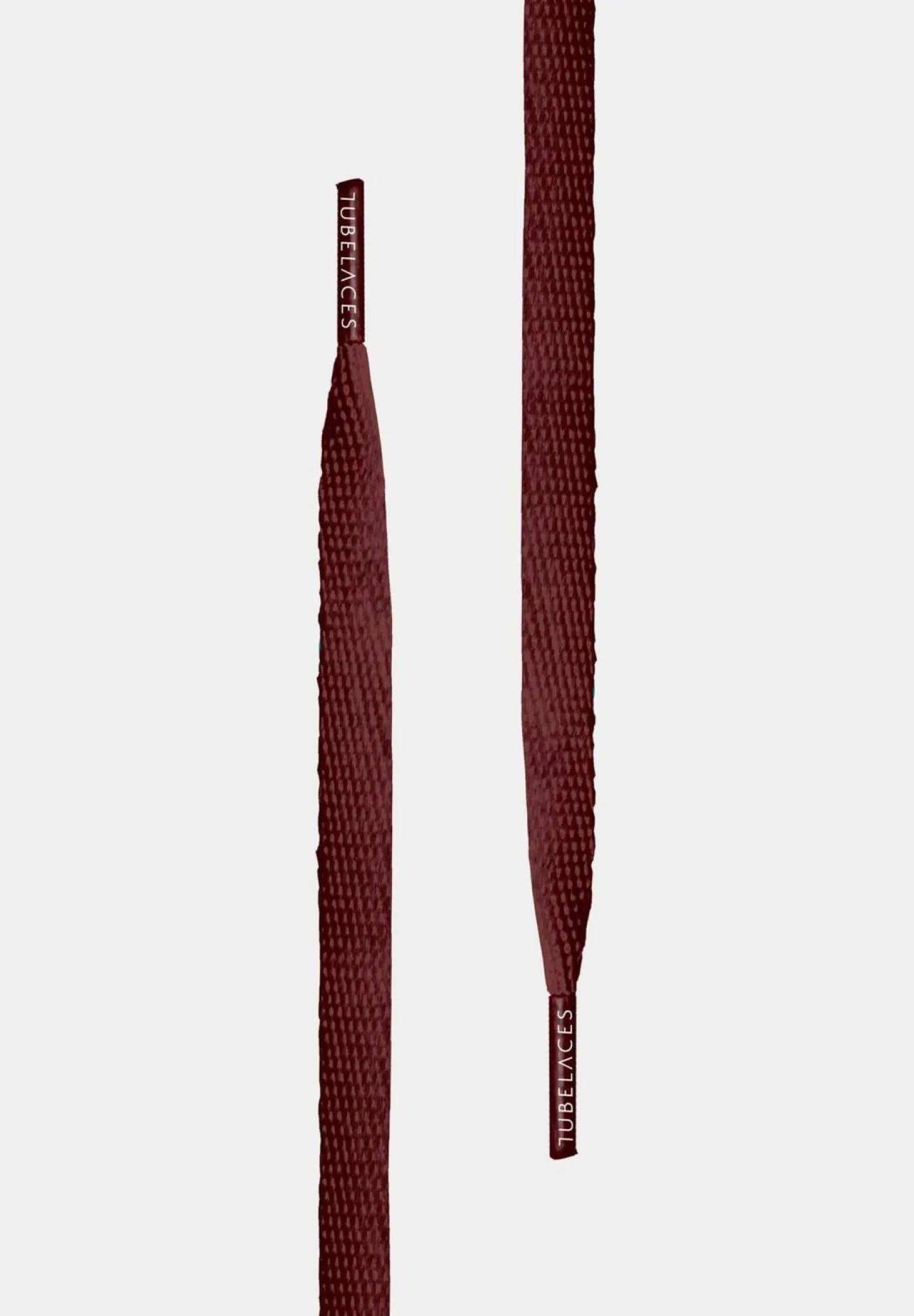 Schuhzubehör & Schuhpflege*TubeLaces White Flat Schnürsenkel burgundy
