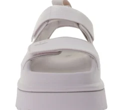 Zehentrenner & Sandalen*UGG Australia Goldenglow Damen Plateau-Sandale Sandalette mit Klettverschluss 1152685-BYF Flieder