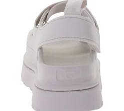 Zehentrenner & Sandalen*UGG Australia Goldenglow Damen Plateau-Sandale Sandalette mit Klettverschluss 1152685-BYF Flieder