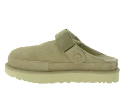 Pantoffeln & Hausschuhe*UGG Australia Goldenstar Damen nachhaltige Echtleder-Schuhe Retro-Plateausohle Hausschuhe Schlupf-Schuhe 1138252 in Beige oder Braun
