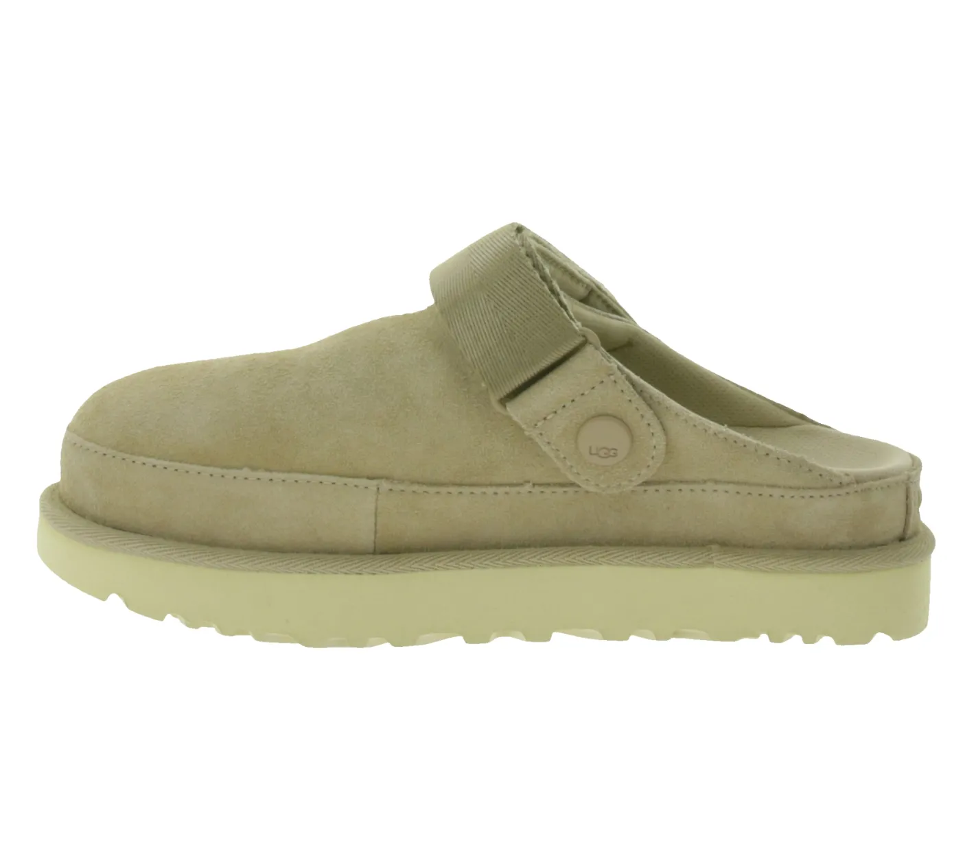 Pantoffeln & Hausschuhe*UGG Australia Goldenstar Damen nachhaltige Echtleder-Schuhe Retro-Plateausohle Hausschuhe Schlupf-Schuhe 1138252 in Beige oder Braun