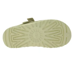 Pantoffeln & Hausschuhe*UGG Australia Goldenstar Damen nachhaltige Echtleder-Schuhe Retro-Plateausohle Hausschuhe Schlupf-Schuhe 1138252 in Beige oder Braun