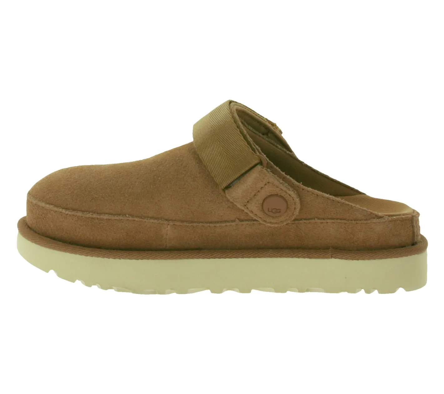 Pantoffeln & Hausschuhe*UGG Australia Goldenstar Damen nachhaltige Echtleder-Schuhe Retro-Plateausohle Hausschuhe Schlupf-Schuhe 1138252 Braun
