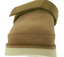 Pantoffeln & Hausschuhe*UGG Australia Goldenstar Damen nachhaltige Echtleder-Schuhe Retro-Plateausohle Hausschuhe Schlupf-Schuhe 1138252 Braun