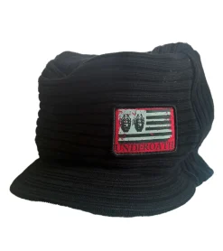 Caps & Mützen*BioworldMerch Underoath Unisex Metalcore-Band Schirm-Mütze Strick-Mütze Baumwoll-Kopfbedeckung Fan-Artikel KC107553UND Schwarz