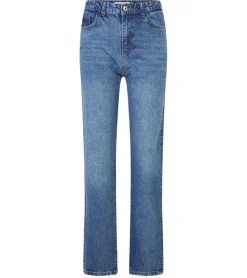 Hosen & Jeans*UNEFFECTED Destroyed Straight Fit Jeans mittelblau