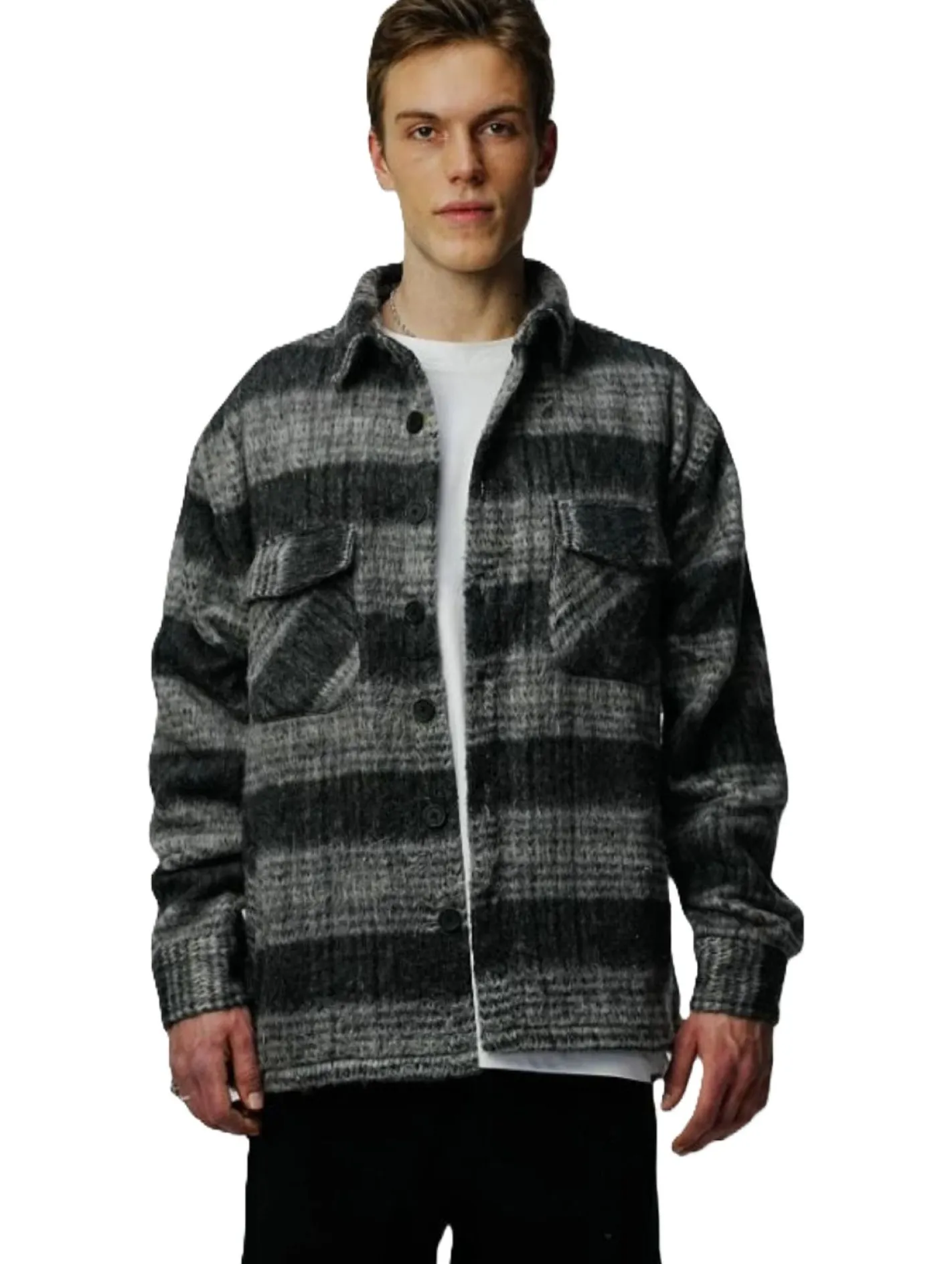 Hemden & Poloshirts*UNEFFECTED Hemden dunkelgrau