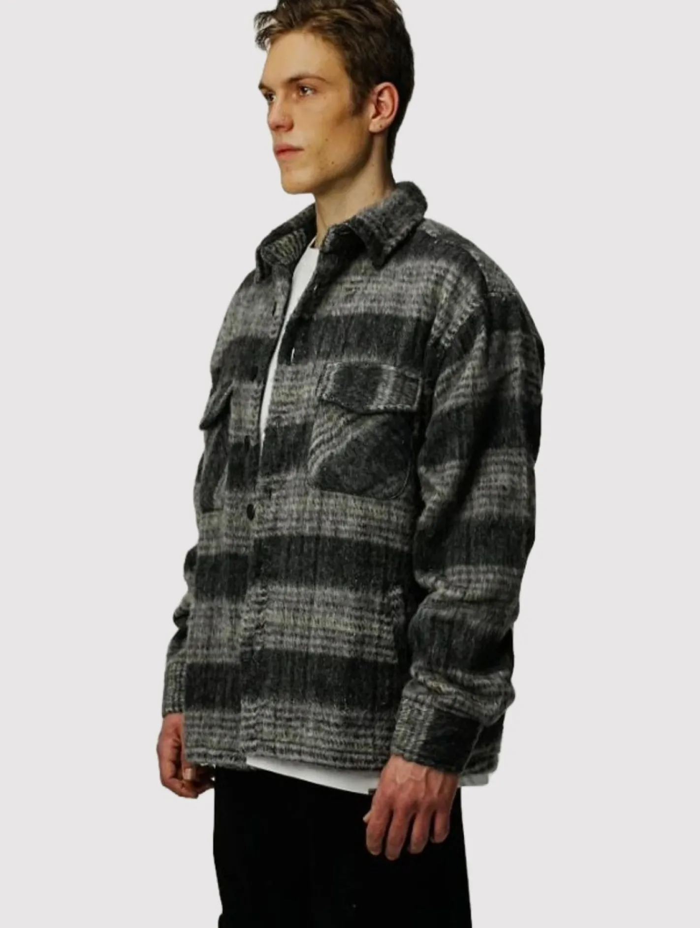 Hemden & Poloshirts*UNEFFECTED Hemden dunkelgrau