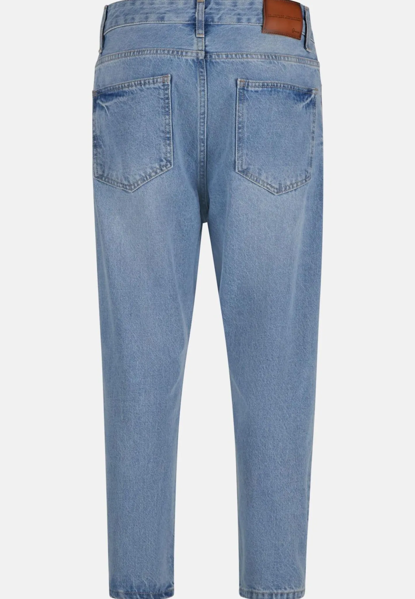 Jeans & Hosen*UNEFFECTED Loose Fit Jeans für Herren Denim-Hose im Destroyed-Look blau