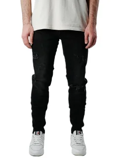 Jeans & Hosen*UNEFFECTED Premium Basic Slim Fit Jeans schwarz