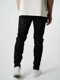 Jeans & Hosen*UNEFFECTED Premium Basic Slim Fit Jeans schwarz