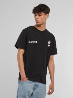 T-Shirts & Tank Tops*UNEFFECTED Respect Heavy T-Shirts schwarz