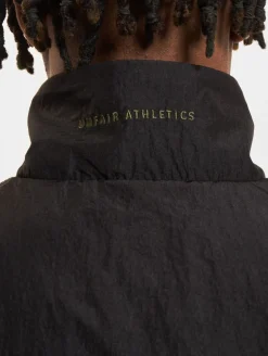 Jacken & Mäntel*UNFAIR ATHLETICS Elementary Crushed Halfzip Übergangsjacken schwarz grün