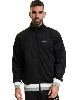 Jacken & Mäntel*UNFAIR ATHLETICS Fracture Tracktop Übergangsjacken schwarz