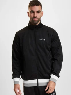 Jacken & Mäntel*UNFAIR ATHLETICS Fracture Tracktop Übergangsjacken schwarz
