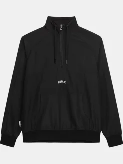 Sweater & Pullover|Pullover & Sweater*UNFAIR ATHLETICS Gebogener Halfzip Schwarz schwarz