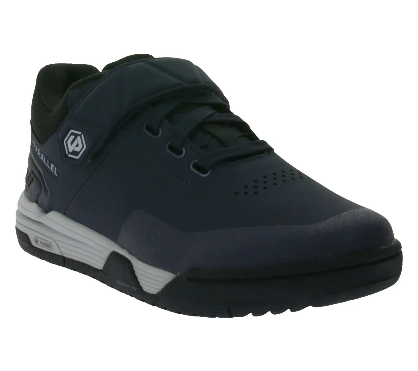 Radsport|Sneaker & Turnschuhe*UNPARALLEL Dust UP Damen Fahrrad-Schuhe mit EVA-Sohle MTB-Schuhe vibrationsabsorbierende Sport-Sneaker mit Klettverschluss Fahrrad-Sport 291523-6771 Dunkelblau/Grau