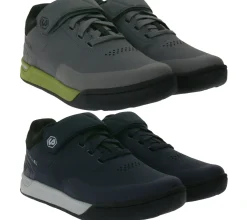 Radsport|Turnschuhe & Sneaker*UNPARALLEL UP Link Herren Fahrrad-Schuhe mit EVA-Sohle MTB-Schuhe vibrationsabsorbierende Sport-Sneaker mit OrthoLite Fahrrad-Sport mit Klettverschluss 291522 in Dunkelgrau/Grün oder Dunkelblau/Grau