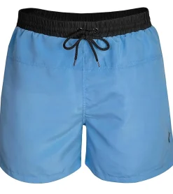 Nachtwäsche & Bademode*urban ace Herren Badeshorts schnell trocknende Bade-Hose mit Kordelzug ohne Innenslip Blau/Schwarz