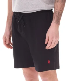 Shorts & Bermudas*U.S. POLO ASSN. Herren Freizeit- & Sport-Shorts leichte Fitness-Short mit U.S. Polo Stickerei kurze Hose US16738 Schwarz/Rot oder Dunkelblau/Rot