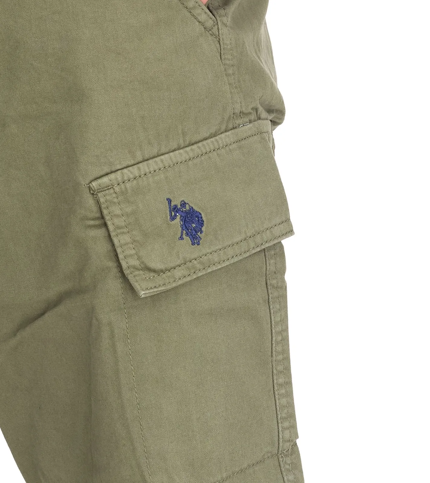 Shorts & Bermudas*U.S. POLO ASSN. Herren Freizeit-Cargo Shorts leichte Freizeit-Shorts mit U.S. Polo Stickerei kurze Hose 143 68147 52661 in Khaki, Blau, Beige oder Grau