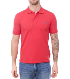 Hemden & Poloshirts*U.S. POLO ASSN. Herren Polo-Shirt schlicht oder mit farblichen Akzenten Basic-Shirt Baumwoll-Shirt Kurzarm-Shirt Gelb, Blau, Rot, Grün, Türkis, Hellblau, Schwarz