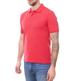Hemden & Poloshirts*U.S. POLO ASSN. Herren Polo-Shirt schlicht oder mit farblichen Akzenten Basic-Shirt Baumwoll-Shirt Kurzarm-Shirt Gelb, Blau, Rot, Grün, Türkis, Hellblau, Schwarz